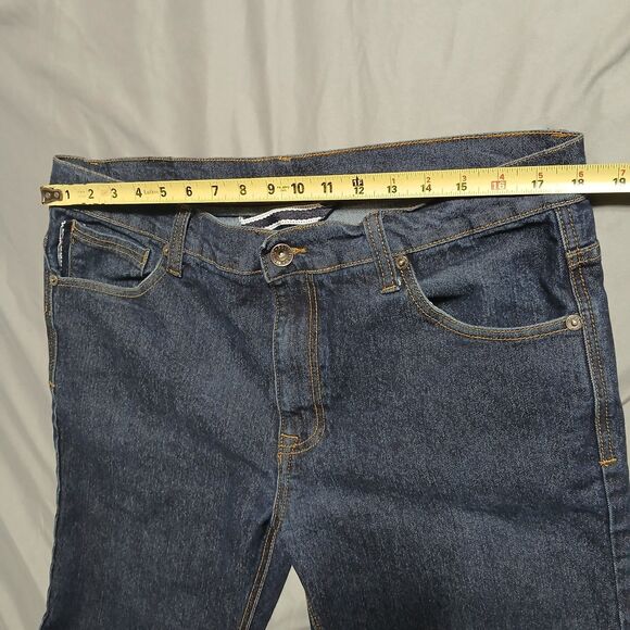 Southpole Men 36x32 Jeans Dark Wash Stretch Indigo Blue Selvedge Denim Skate Y2K - Picture 14 of 14